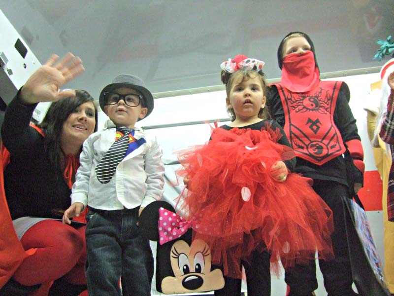 photo of kids in the costume parade